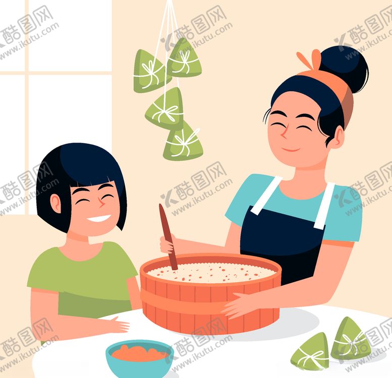 编号：26139509171350395070【酷图网】源文件下载-矢量端午粽子