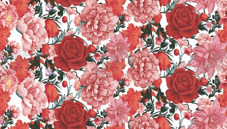 编号：53004804020035198279【酷图网】源文件下载-多彩花卉图案设计