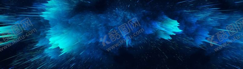 编号：18538607091526279407【酷图网】源文件下载-蓝色喷溅烟雾点缀背景