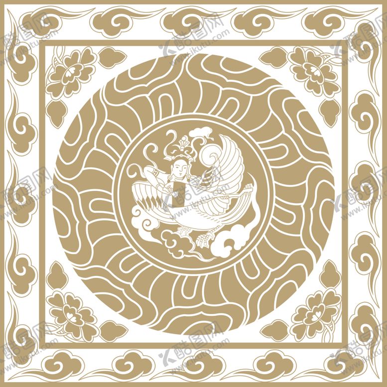 编号：12030110290449549802【酷图网】源文件下载-中式花纹纹理