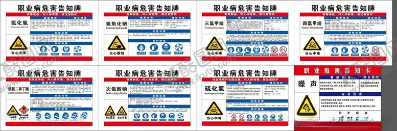 编号：73599102101926311176【酷图网】源文件下载-职业危险告知牌