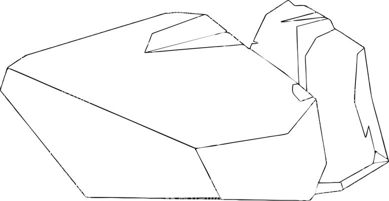 编号：67705810250327445175【酷图网】源文件下载-石头轮廓石头线条