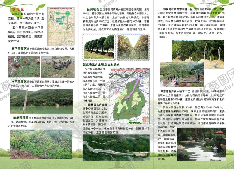 编号：63182310020548221916【酷图网】源文件下载-园林公司宣传折页