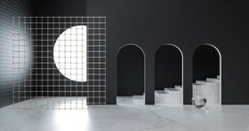 C4D模型黑金风格电商立体场景