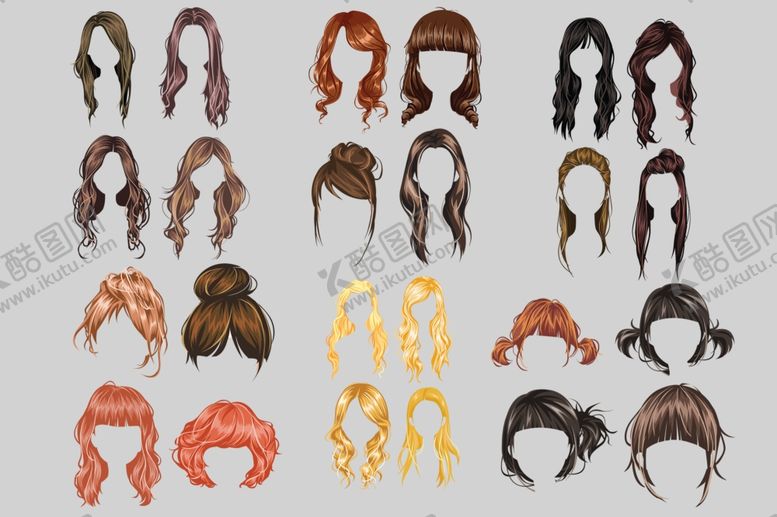 编号：51045410021215313215【酷图网】源文件下载-假发