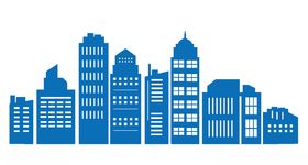 城市建筑剪影