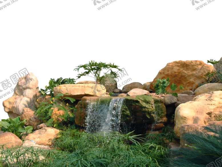 编号：59925709211415563045【酷图网】源文件下载-叠水景观素材