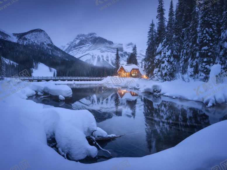 编号：66710209261407587534【酷图网】源文件下载-雪中小屋
