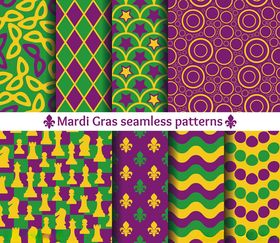 多彩几何抽象图案集合