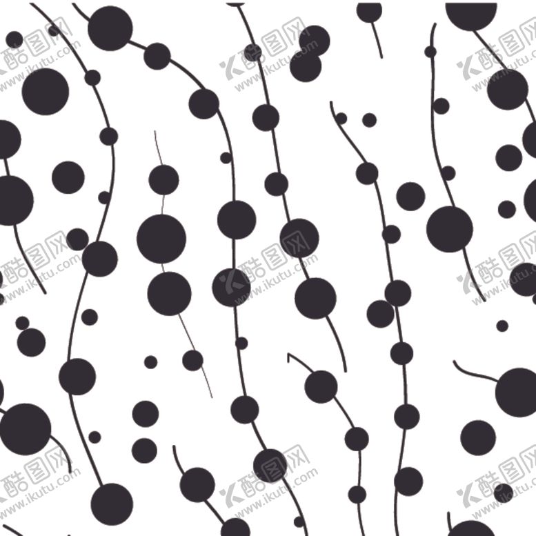 编号：71517911011346357092【酷图网】源文件下载-黑白简约花纹图案设计