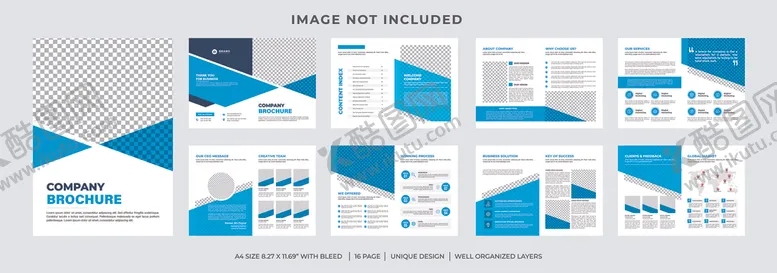 编号：65511204241949004770【酷图网】源文件下载-蓝白商务风PPT模板展示