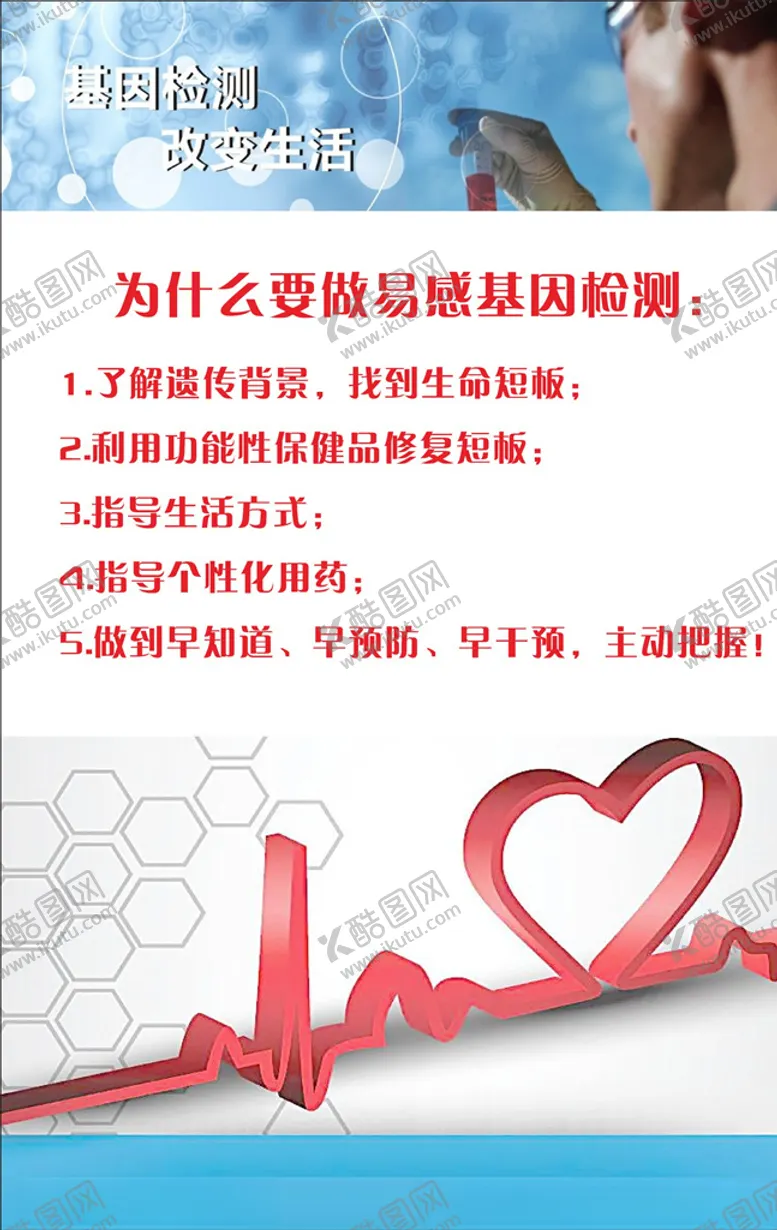 编号：34975006300931555998【酷图网】源文件下载-基因检测海报