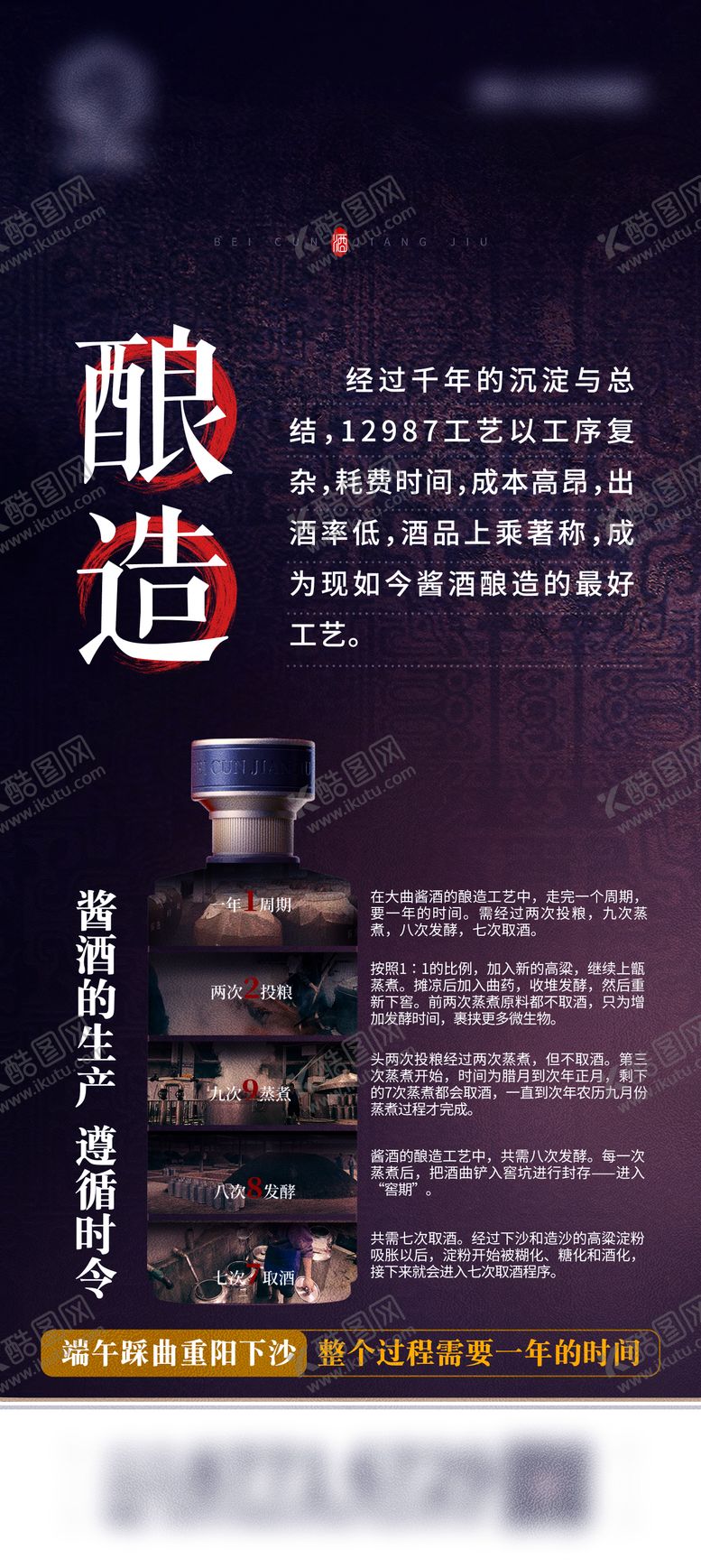 编号：41907912051241357820【酷图网】源文件下载-白酒手机海报闪片