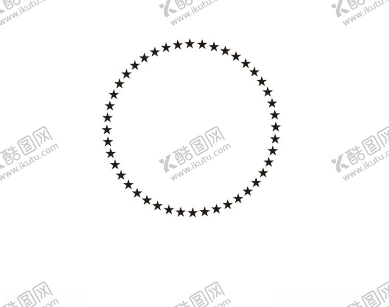 编号：72973904170838178907【酷图网】源文件下载-圆形五角星