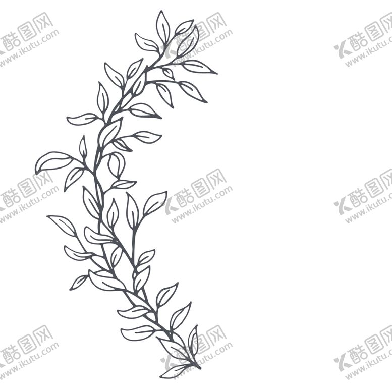 编号：49538906281221254917【酷图网】源文件下载-手绘植物