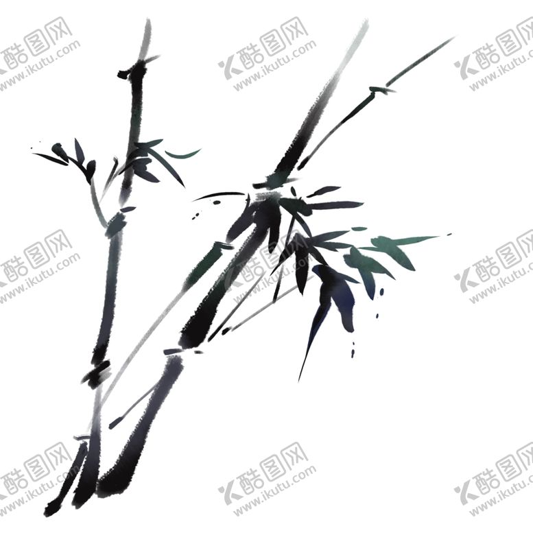 编号：83213307070827432109【酷图网】源文件下载-水墨竹子