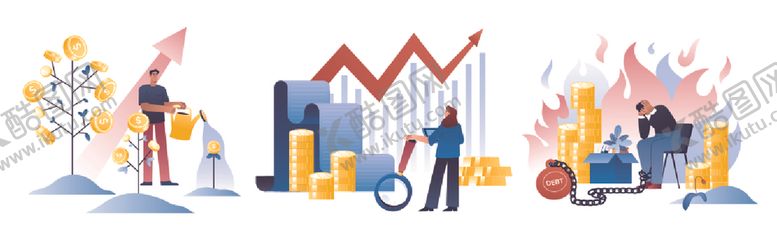 编号：41160410301132164656【酷图网】源文件下载-商务人士见证业绩增长