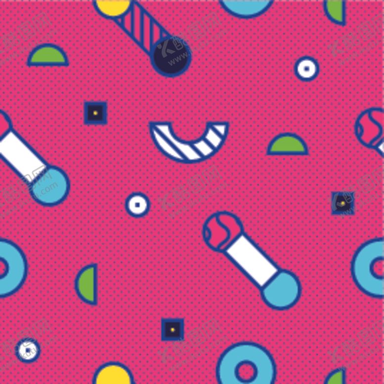 编号：15643710302253588783【酷图网】源文件下载-彩色拼接设计图案