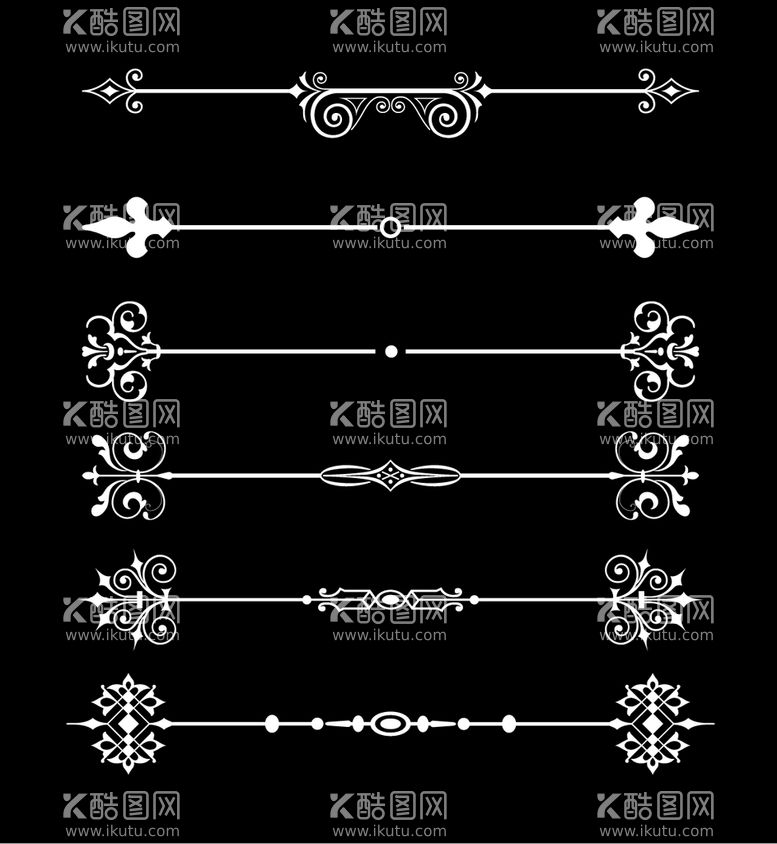 编号：75785910231216273066【酷图网】源文件下载-欧式分割线