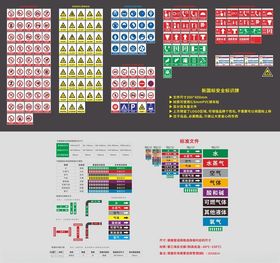 新国标安全标识牌及管道标识