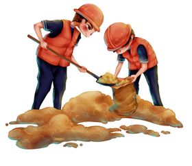 抗洪救灾人物免抠元素