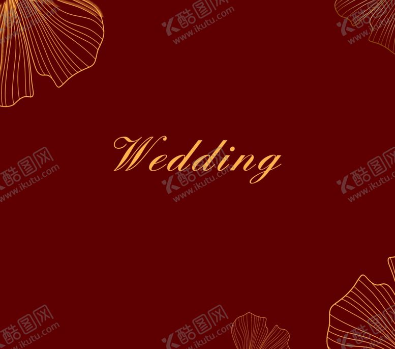 编号：86533404101808245356【酷图网】源文件下载-红色婚礼背景