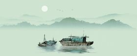 意境水墨山水
