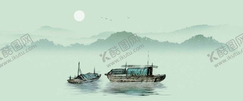 编号：78286305181037495510【酷图网】源文件下载-意境水墨山水