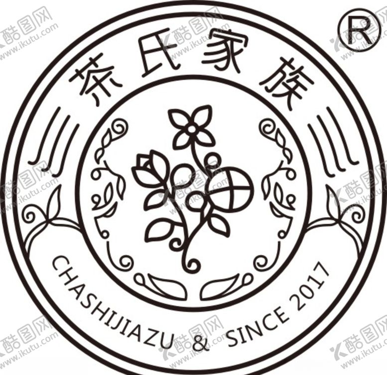 编号：23030105100800596907【酷图网】源文件下载-茶氏家族logo