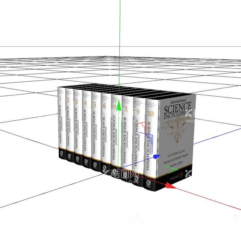 编号：35364611302335447404【酷图网】源文件下载-C4D模型书