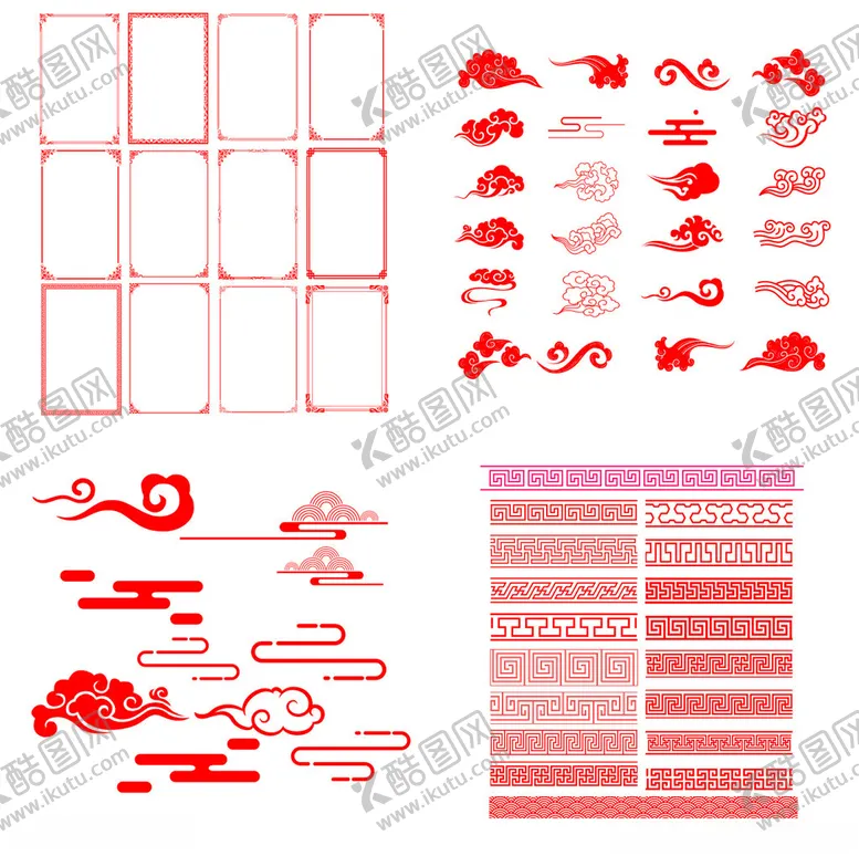 编号：10701104212144548179【酷图网】源文件下载-祥云底纹