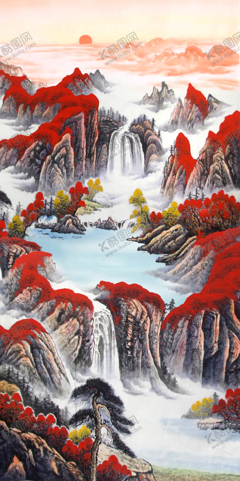 编号：31497603011711247425【酷图网】源文件下载-风景画玄关