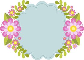 花朵标签免抠图