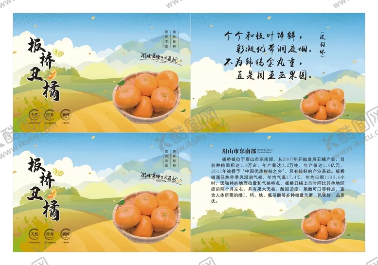 编号：34578202100424464465【酷图网】源文件下载- 丑橘包装