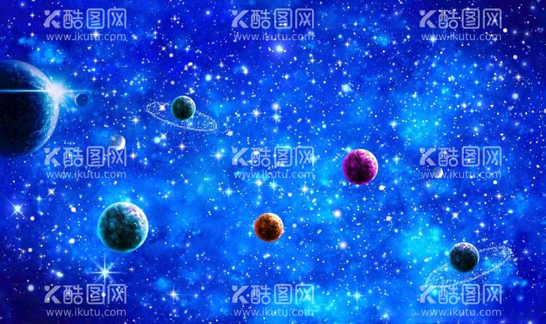 编号：31284403220545399548【酷图网】源文件下载-唯美星空唯美星球夜空