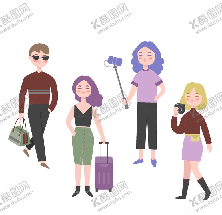 编号：10795809272019174787【酷图网】源文件下载-旅客游客