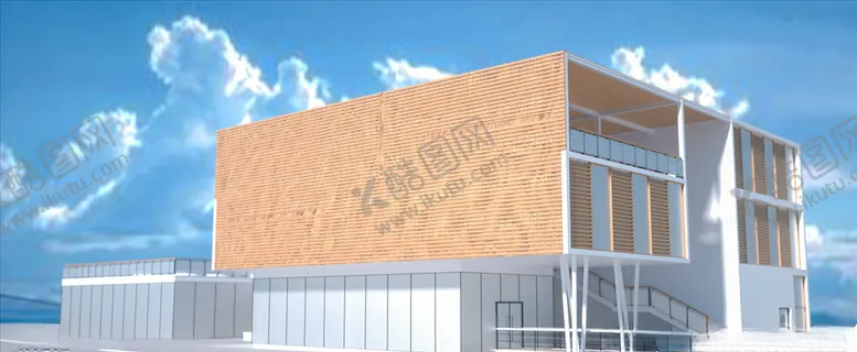 编号：83848205091125079060【酷图网】源文件下载-C4D模型别墅建筑企业公司