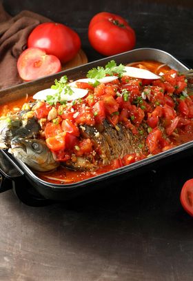 番茄烤鱼