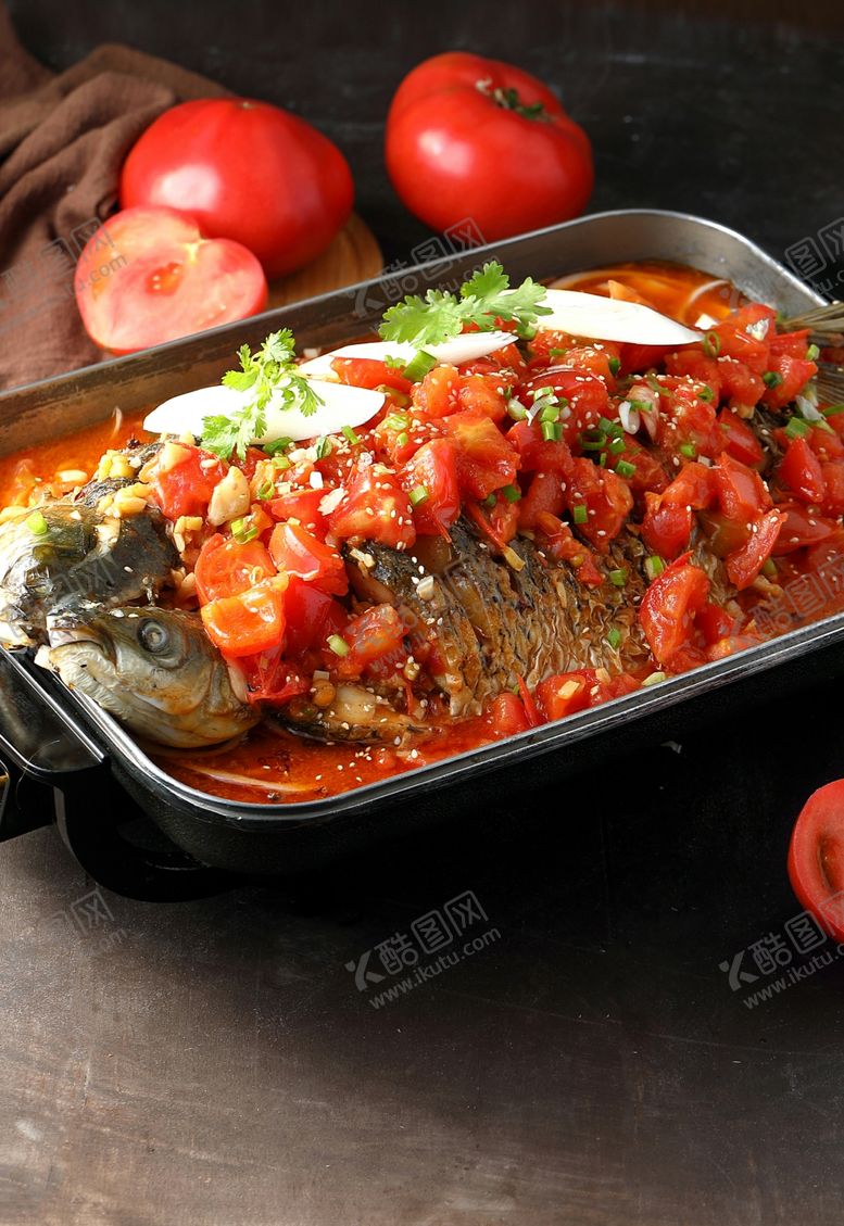 编号：44923911022023376227【酷图网】源文件下载-番茄烤鱼
