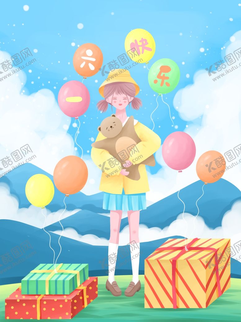 编号：59178809270840142636【酷图网】源文件下载-六一海报