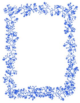 青花花纹