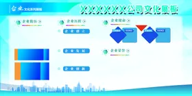 企业文化展板背景手册口号海报