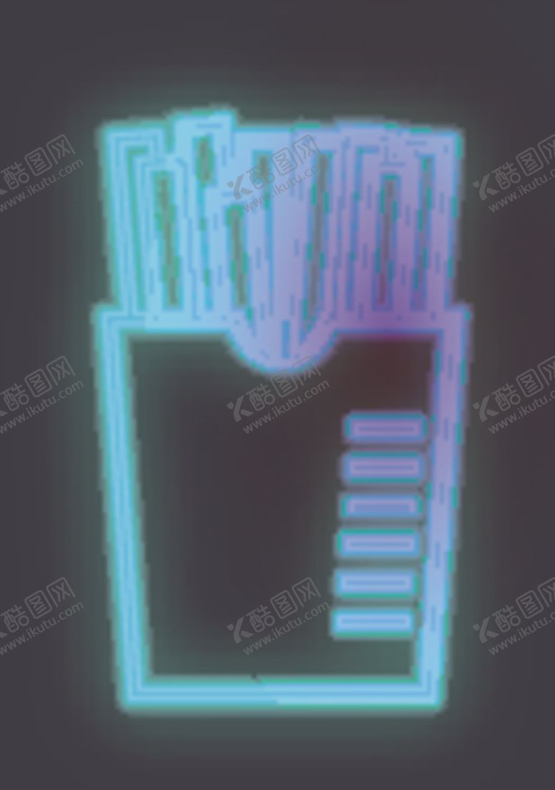 编号：24916909271810416188【酷图网】源文件下载-霓虹灯薯条