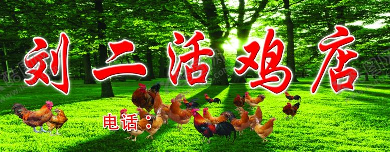 编号：90477702210747422538【酷图网】源文件下载-活鸡店