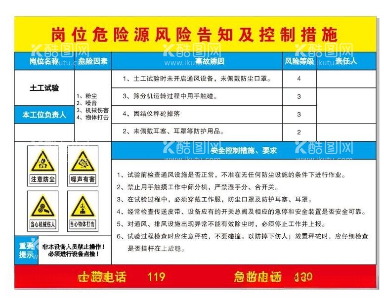 编号：94839412220616294278【酷图网】源文件下载-岗位风险源