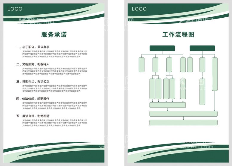 编号：79034410232205004509【酷图网】源文件下载-绿色制度牌