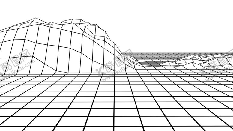 编号：25289210031452583341【酷图网】源文件下载-网格线条科技感装饰