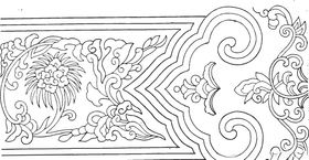 镂空花图案