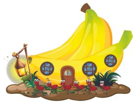 卡通昆虫