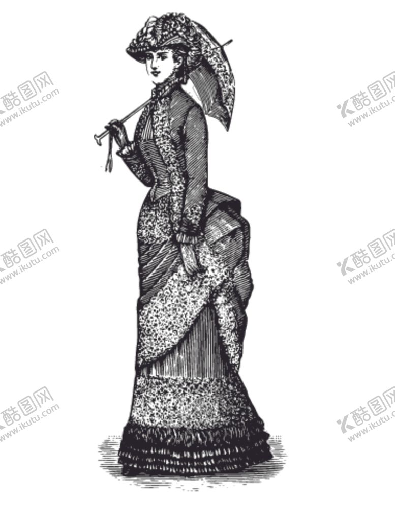 编号：59614409240817114249【酷图网】源文件下载-欧式古典人物女子